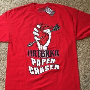 Men’s Red Graphic Cotton Tee